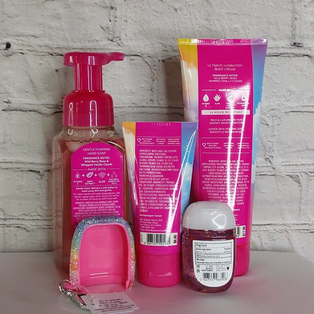 BATH & BODY WORKS 'AMONG THE CLOUDS' 5~PIECE BODY CARE GIFT SET - Picture 3 of 12